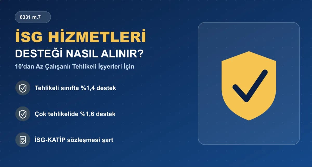 İş Sağlığı ve Güvenliği Hizmetlerinin Desteklenmesinden Nasıl Faydalanılır?